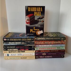 Mixed Authors Lot/15 Paperback Mystery Crime Thriller Suspense Novels